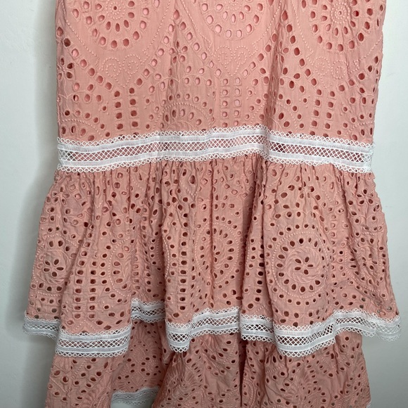 X by NBD Pink and white dress. Size Large - Picture 8 of 9